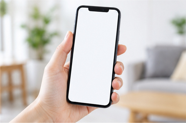スマートフォンで予約するイメージ